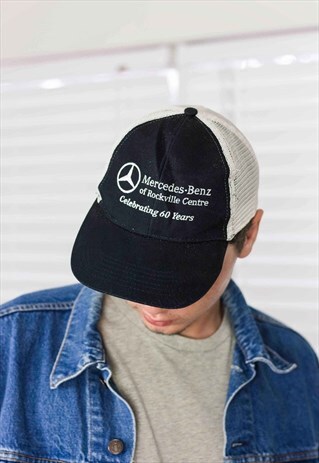 VINTAGE MERCEDES-BENZ CAP HAT LOGO 90S ONE SIZE 2.1
