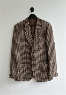 Vintage Harris Tweed Blazer Jacket Size 54 L