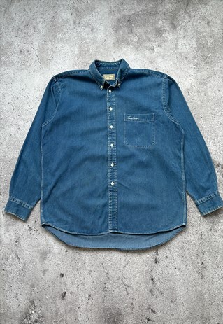 Vintage Thomas Burberry Denim Shirt