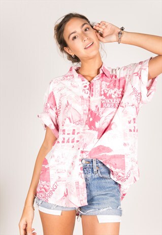 VINTAGE 80S BOYFRIEND SHIRT/ R01712