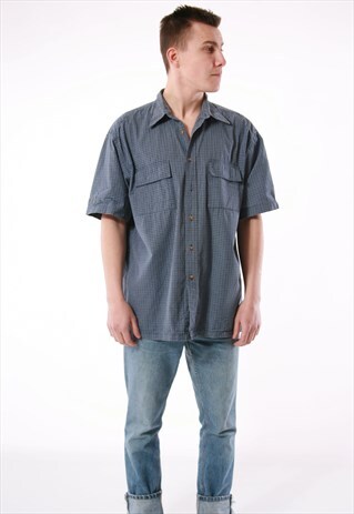 90S VINTAGE GAP SUMMER SHORT SLEEVE OLDSCHOOL SHIRT 14082