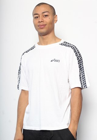VINTAGE ASICS LOGO T-SHIRT WHITE