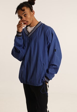 VINTAGE CHAMPION EMBROIDERED FESTIVAL PULLOVER JACKET