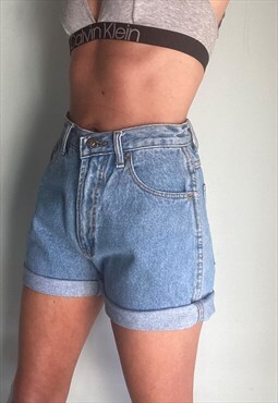 Vintage Blue Denim Shorts