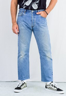Vintage Levis 501 jeans distressed denim