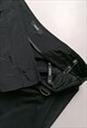 Y2K CARGO GRUNGE MAXI SKIRT BLACK WRAP GORPCORE TECHWEAR