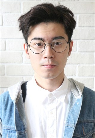 SHALEX BLACK ROUND GLASSES