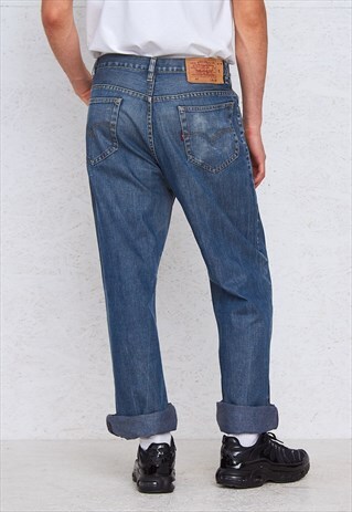 VINTAGE BLUE LEVI'S 501 FIT DENIM JEANS