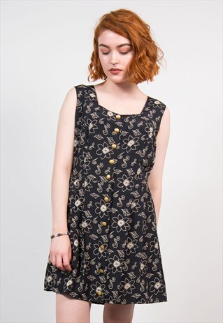 VINTAGE 90'S FLORAL DRESS