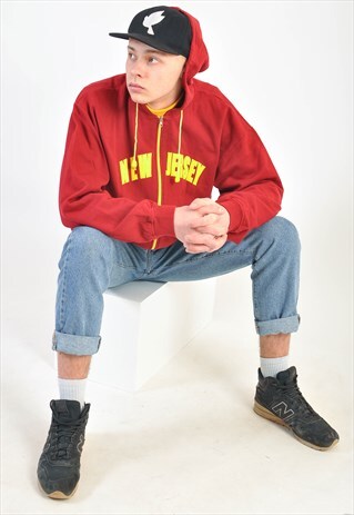 VINTAGE HOODIE IN RED