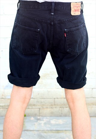 1990'S VINTAGE LEVI'S DENIM SHORTS-SIZE 34