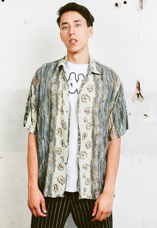 VINTAGE 90S ABSTRACT SHIRT