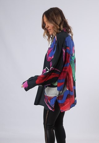 PATTERNED SHIRT OVERSIZED UK 14 (FBY)