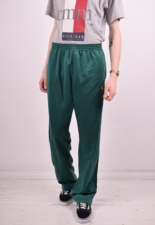 CHAMPION MENS VINTAGE TRACKSUIT TROUSERS W32 L33 GREEN 90S