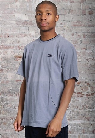 VINTAGE FILA LOGO T-SHIRT BLUE