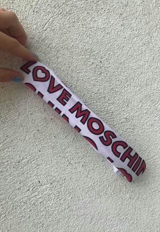 RE-WORKED LOVE MOSCHINO HEADBAND