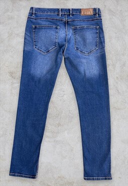 Vintage French Connection FCUK Skinny Jeans Blue Denim 32R