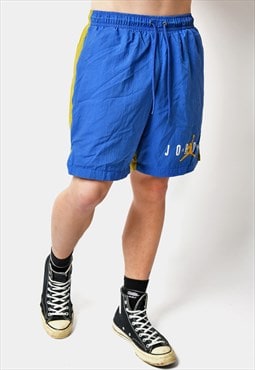 Vintage Y2K Jordan sport shorts men multi colour block blue 
