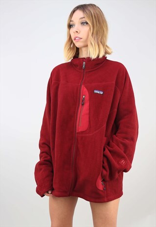 VINTAGE OVERSIZED PATAGONIA ZIP UP FLEECE