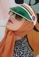 REVIVAL VINTAGE 80S ORANGE PEACH CORAL MONOCHROME SCARF
