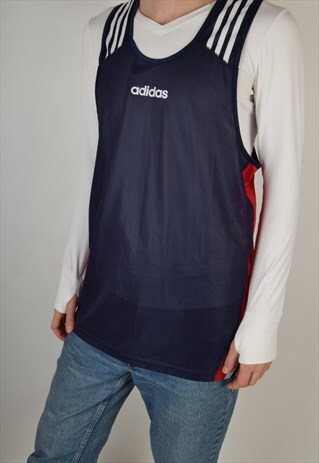 VINTAGE ADIDAS RUNNING TANK TOP SIZE L (3184)