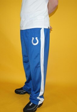 Vintage Reebok Indianapolis Colts Tracksuit Pants Bottoms, L
