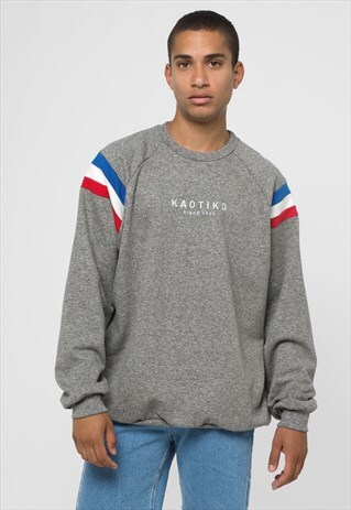 BASIC SWEATSHIRT "OLSEN" GRAY