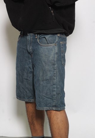 VINTAGE CARHARRT DENIM SHORTS BLUE