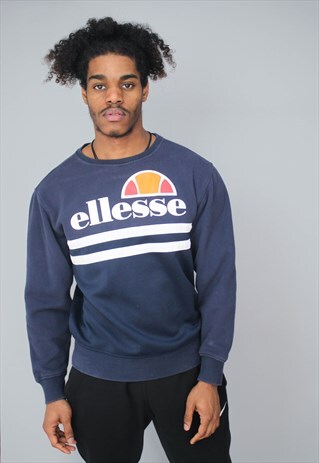 VINTAGE ELLESSE SPELLOUT LOGO SWEATSHIRT
