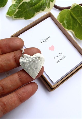 ANIMAL RIGHTS NECKLACE IN STERLING SILVER