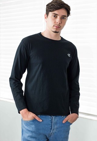 VINTAGE CHAMPION T-SHIRT LOGO 90S M 7.8