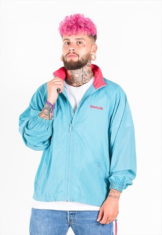 VINTAGE 80S REEBOK WINDBREAKER JACKET / S3707