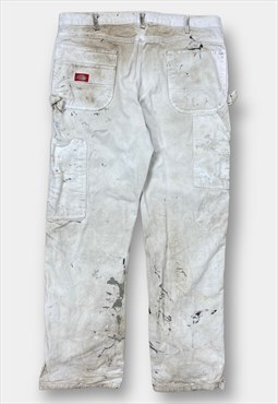 Vintage Heavily distressed 90s Dickies carpenter trousers
