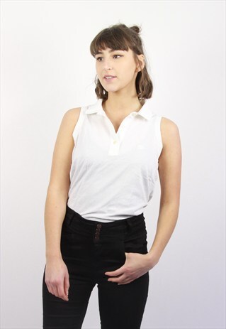 VINTAGE SLEEVELESS POLO SHIRT