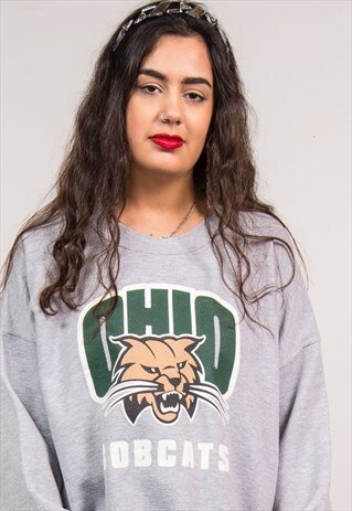 VINTAGE 90'S OHIO BOBCATS SWEATSHIRT USA