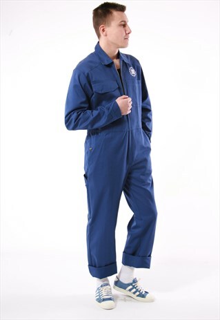 VINTAGE VTG RARE GARAGE MECHANIC CAR OVERALLS WORKWEAR 13997