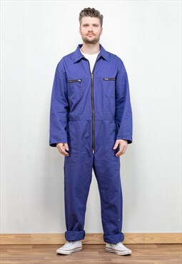 Vintage 90's Blue Work Overalls