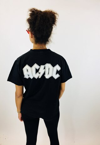 VINTAGE AC DC BAND ROCK T SHIRT
