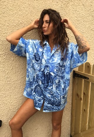 OVERSIZED RETRO 90S 80S VINTAGE UNISEX FESTIVAL SHIRT