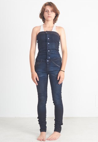 VINTAGE G-STAR DENIM ALL IN ONE WITHOUT SLEEVES