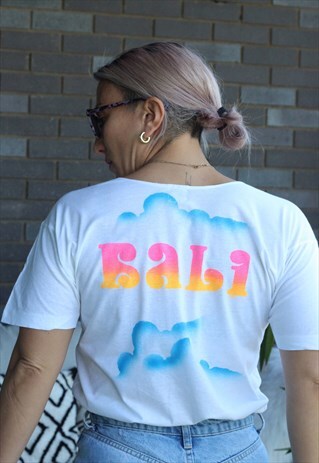 VINTAGE 1990S BALI NEON SUNSET T SHIRT