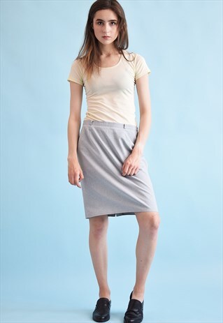 90'S RETRO REGULAR WAIST PENCIL MINI SKIRT