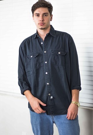 VINTAGE POLO RALPH LAUREN SHIRT L 16.8