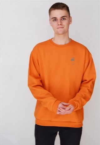 ORANGE FRESH AS FUCK (BLUE) SWEATSHIRT