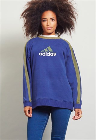 80'S VINTAGE MULTI COLOURED ADIDAS SWEATER