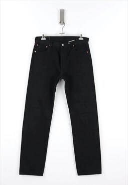 Levi's 501 High Waist Jeans in Black Denim - W36 - L36