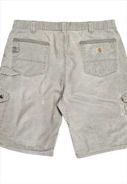 Men's Carhartt Carpenter Shorts in Beige Size W38