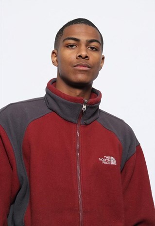 VINTAGE THE NORTH FACE FLEECE RED