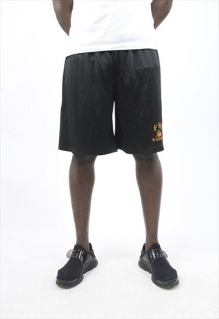 VINTAGE BLACK 90'S SPORT SHORTS