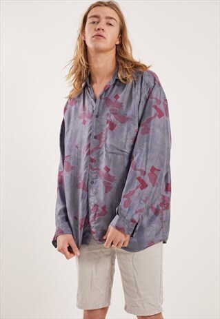 VINTAGE PATTERNED LONG SLEEVE SHIRT